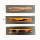 【黒柿】【上杢】【象嵌】細膳(40×11センチ)9点限り