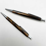 【黒柿】 ボールペン&線引きセット