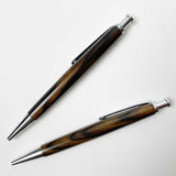 【黒柿】 ボールペン&線引きセット