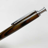 【黒柿】 ボールペン&線引きセット