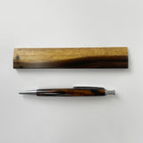 【黒柿】 ボールペン&線引きセット