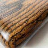 【黒柿】【特上杢】くり抜き硯箱(大)現品限り