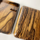 【黒柿】【特上杢】くり抜き硯箱(大)現品限り