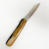 【黒柿】肥後守ナイフ 折りたたみナイフ(拭き漆)