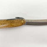 【黒柿】肥後守ナイフ 折りたたみナイフ(拭き漆)