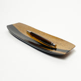 【黒柿】 ペントレイ(舟形)