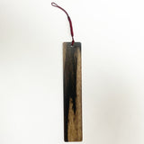 【黒柿】【ギフト】目盛付きしおり(名入れ、メッセージ可能)