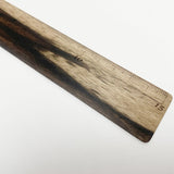 【黒柿】【ギフト】目盛付きしおり(名入れ、メッセージ可能)