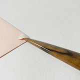 【黒柿】ペーパーナイフ(舟型)