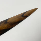 【黒柿】ペーパーナイフ(舟型)