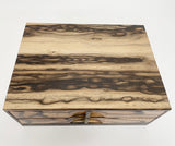 【黒柿】二段引き出し(A4クリアファイルサイズ)