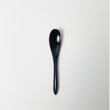 【黒柿】【真黒】壱乃匙(小) 拭き漆仕上げ