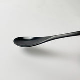 【黒柿】【真黒】壱乃匙(小) 拭き漆仕上げ