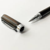 【黒柿】 ボールペン 【グラデュエイト】(キャップ式水性ローラーボールペン)