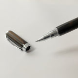 【黒柿】 ボールペン 【グラデュエイト】(キャップ式水性ローラーボールペン)