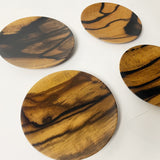 【黒柿】丸皿 5寸(Φ約150mm) /銘々皿