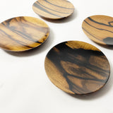 【黒柿】丸皿 5寸(Φ約150mm) /銘々皿