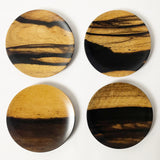 【黒柿】丸皿 5寸(Φ約150mm) /銘々皿