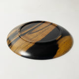 【黒柿】丸皿 5寸(Φ約150mm) /銘々皿