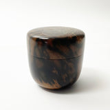 【特上杢】【黒柿】蒔絵 中棗 (現品限り)