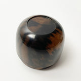 【特上杢】【黒柿】蒔絵 中棗 (現品限り)