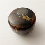 【黒柿】蒔絵 小平棗 (現品限り)