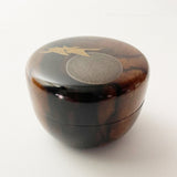 【黒柿】蒔絵 小平棗 (現品限り)