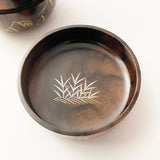 【黒柿】蒔絵 小平棗 (現品限り)