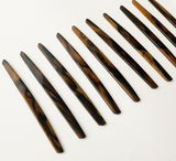 【上杢】【黒柿】菓子切り 月照(数量限定・無くなり次第終了)