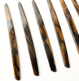 【上杢】【黒柿】菓子切り 月照(数量限定・無くなり次第終了)