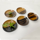 【黒柿】豆皿 拭漆