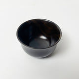 【真黑】【黒柿】ぐい呑み 端反