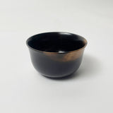 【真黑】【黒柿】ぐい呑み 端反