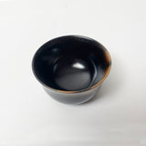 【真黑】【黒柿】ぐい呑み 端反