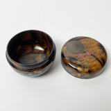 【黒柿】蒔絵 小平棗 (現品限り)