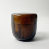 【黒柿】蒔絵 中棗 (現品限り)