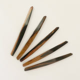 【黒柿】菓子切り 月照