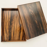 【黒柿】A4ボックス 上杢 【現品限り】