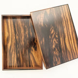 【黒柿】A4ボックス 上杢 【現品限り】