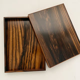 【黒柿】A4ボックス 上杢 【現品限り】