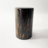 【上杢】【黒柿】茶筒 大(現品限り)