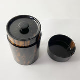 【上杢】【黒柿】茶筒 大(現品限り)