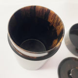 【上杢】【黒柿】茶筒 大(現品限り)