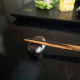 【黒柿】【ギフト】夫婦箸&箸置きセット