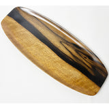 【黒柿】 舟形トレイ 中