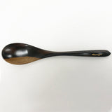 【黒柿】壱乃匙 拭き漆仕上げ