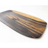 【黒柿】 舟形トレイ 大