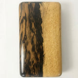 【黒柿】くり抜き硯箱(小)