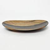 【黒柿】楕円皿 漆