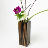 【黒柿】正方花入